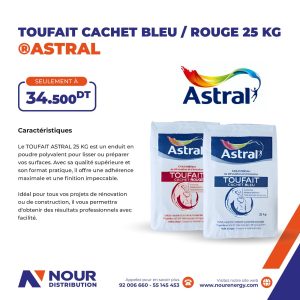 Toufait Cachet Bleu / Rouge 25 KG – ASTRAL