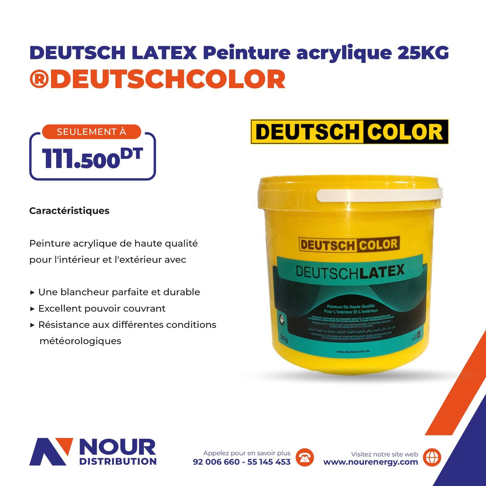 Deutsch Latex Acrylic Paint – 25KG (DeutschColor)
