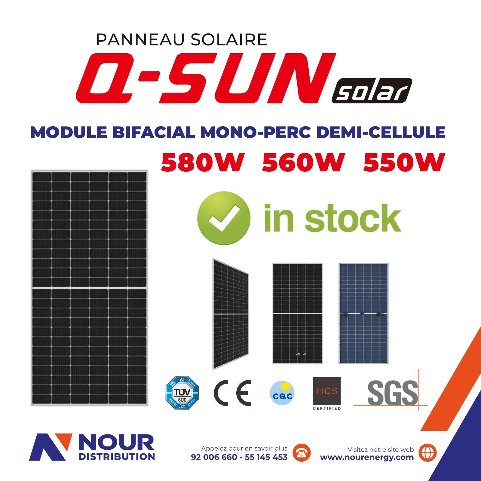 SOLAR PANEL Q-SUN Solar Bifacial Mono-PERC