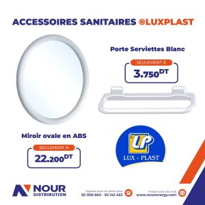 ACCESSOIRES SANITAIRES ®LUXPLAST