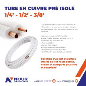 Pre-Insulated Copper Tube (1/4", 1/2", 3/8")