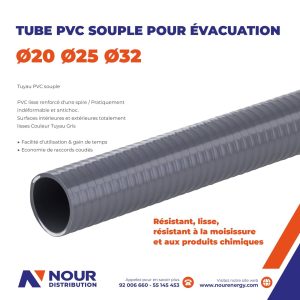 Flexible PVC Drainage Tube (Ø20, Ø25, Ø32)